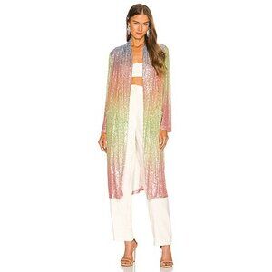 STEVE MADDEN Moonbow Duster in Multi top cover up cardigan size S